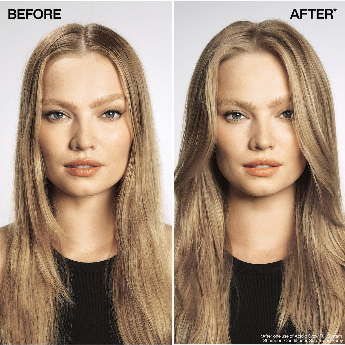 Redken Acidic Grow Full Densifying Shampoo bottle side view