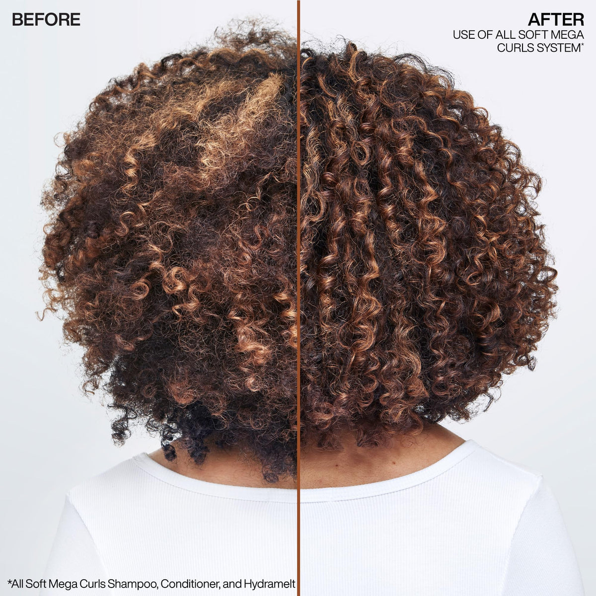 Redken All Soft Mega Curls Shampoo bottle side view