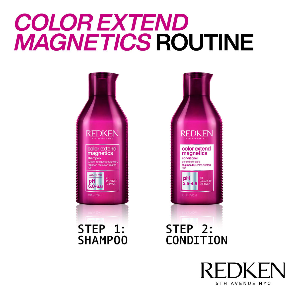 Redken Color Extend Magnetics Conditioner 10.1 Fl Oz side view