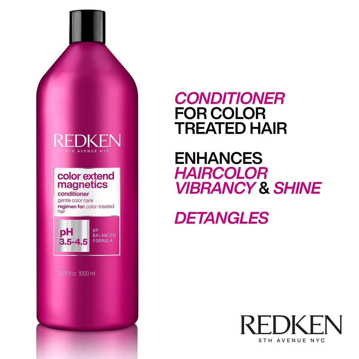 Redken Color Extend Magnetics Conditioner side view showing packaging