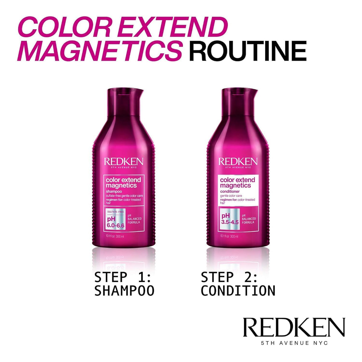 Redken Color Extend Magnetics Shampoo 10.1 Fl Oz with ingredients list
