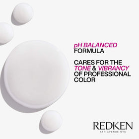 Redken Color Extend Magnetics Shampoo with ingredients laid out