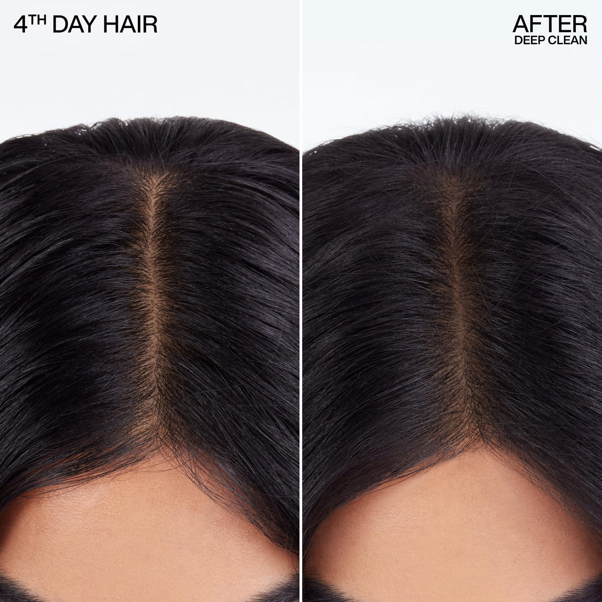 Redken Deep Clean Dry Shampoo in hand