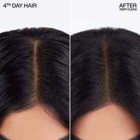 Redken Deep Clean Dry Shampoo in hand