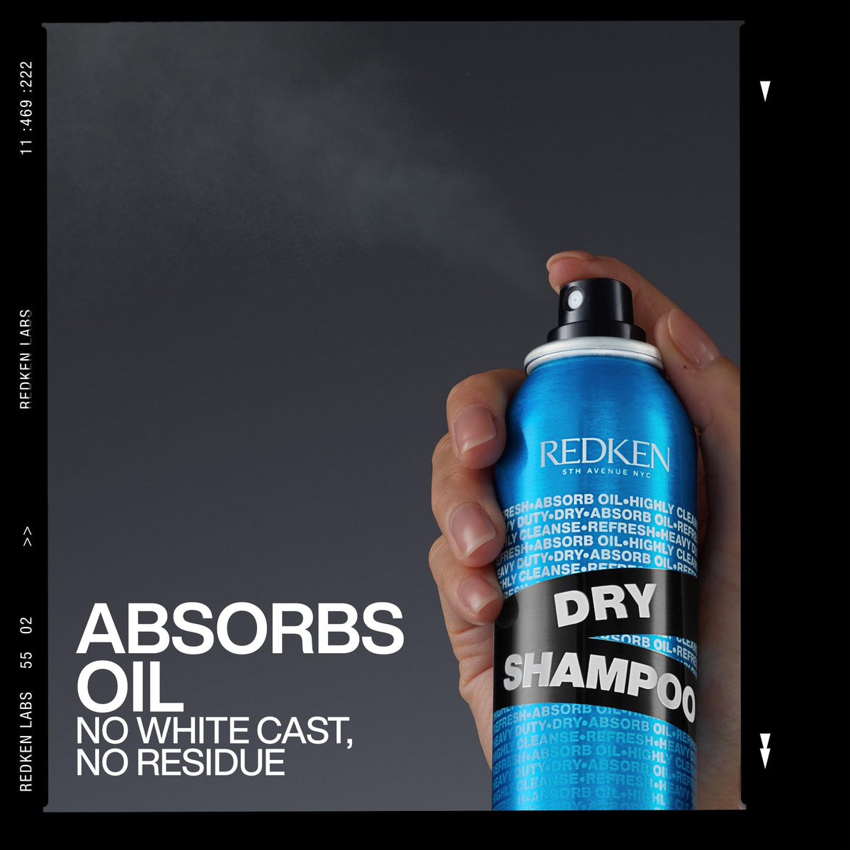 Redken Deep Clean Dry Shampoo on bathroom counter