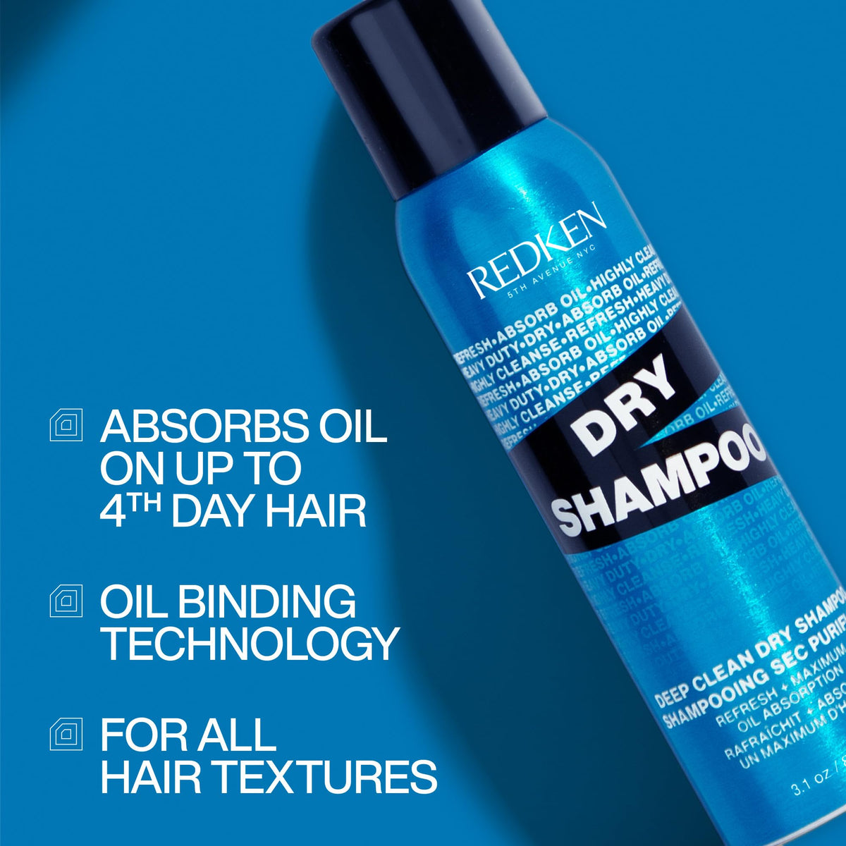 Redken Deep Clean Dry Shampoo side view