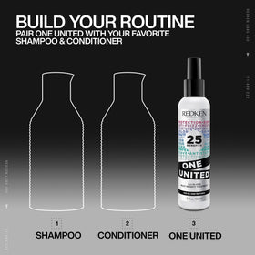 Redken One United Leave-In Conditioner lifestyle use