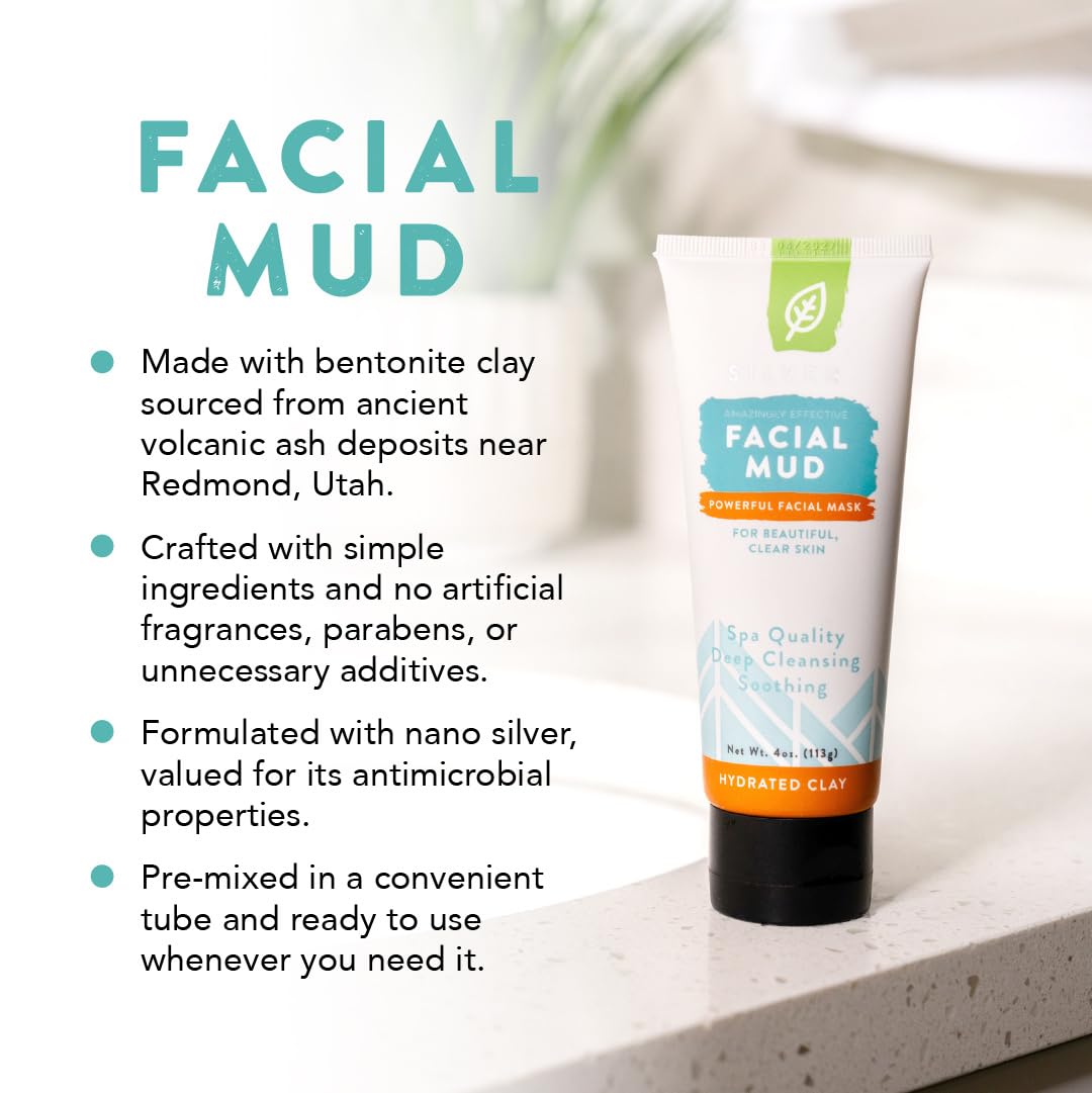 REDMOND Bentonite Clay Mask application on skin