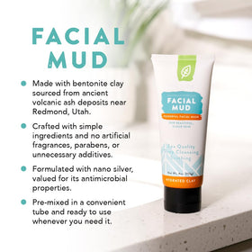 REDMOND Bentonite Clay Mask application on skin