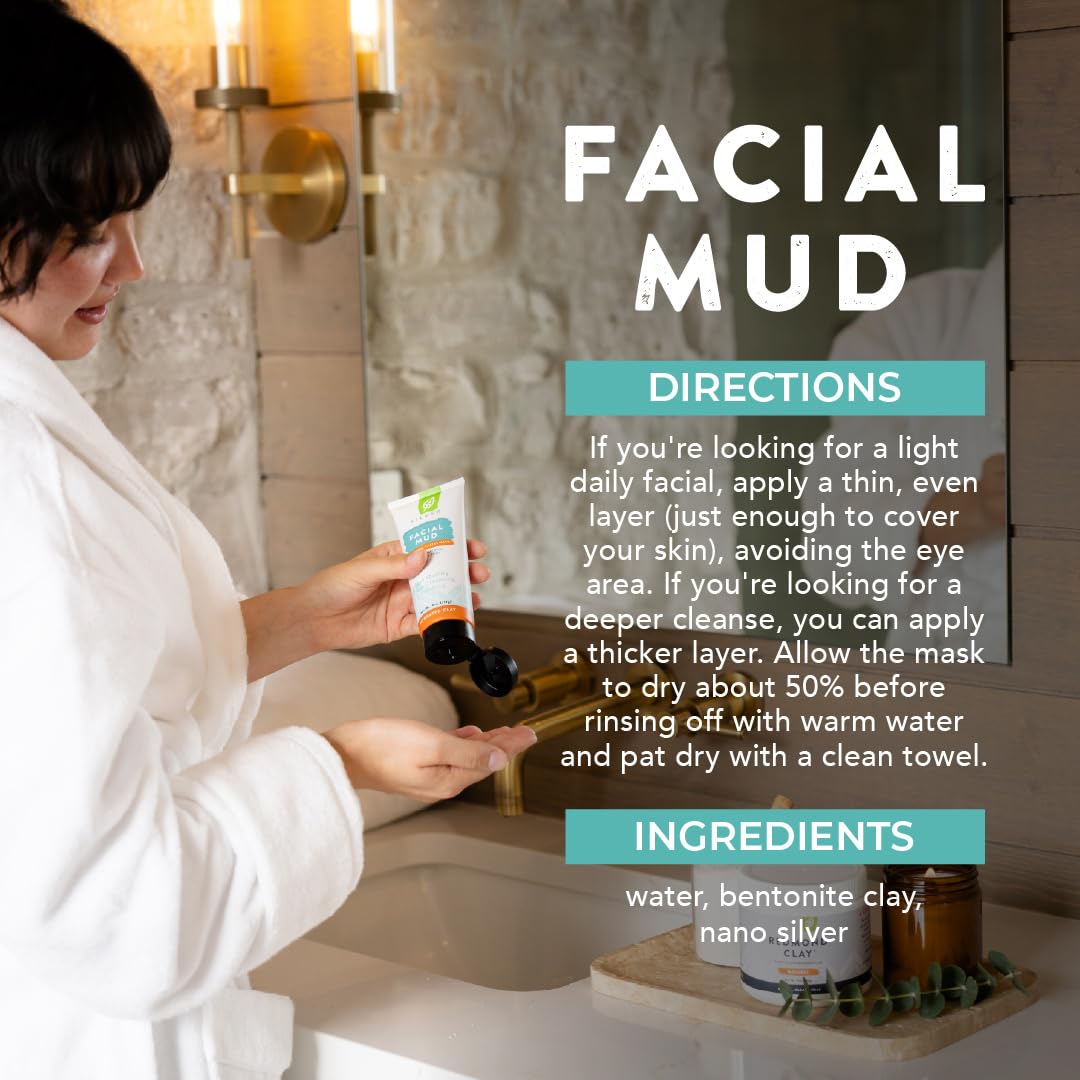 REDMOND Bentonite Clay Mask texture close-up