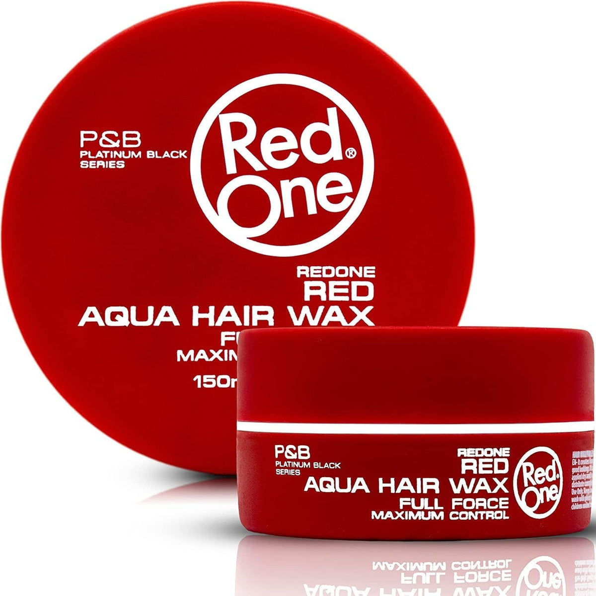 Redone Hair Wax Red 150ml front view with packaging