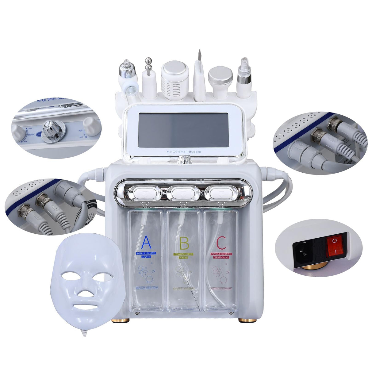 REEOOH Facial Care Machine in a home spa setting