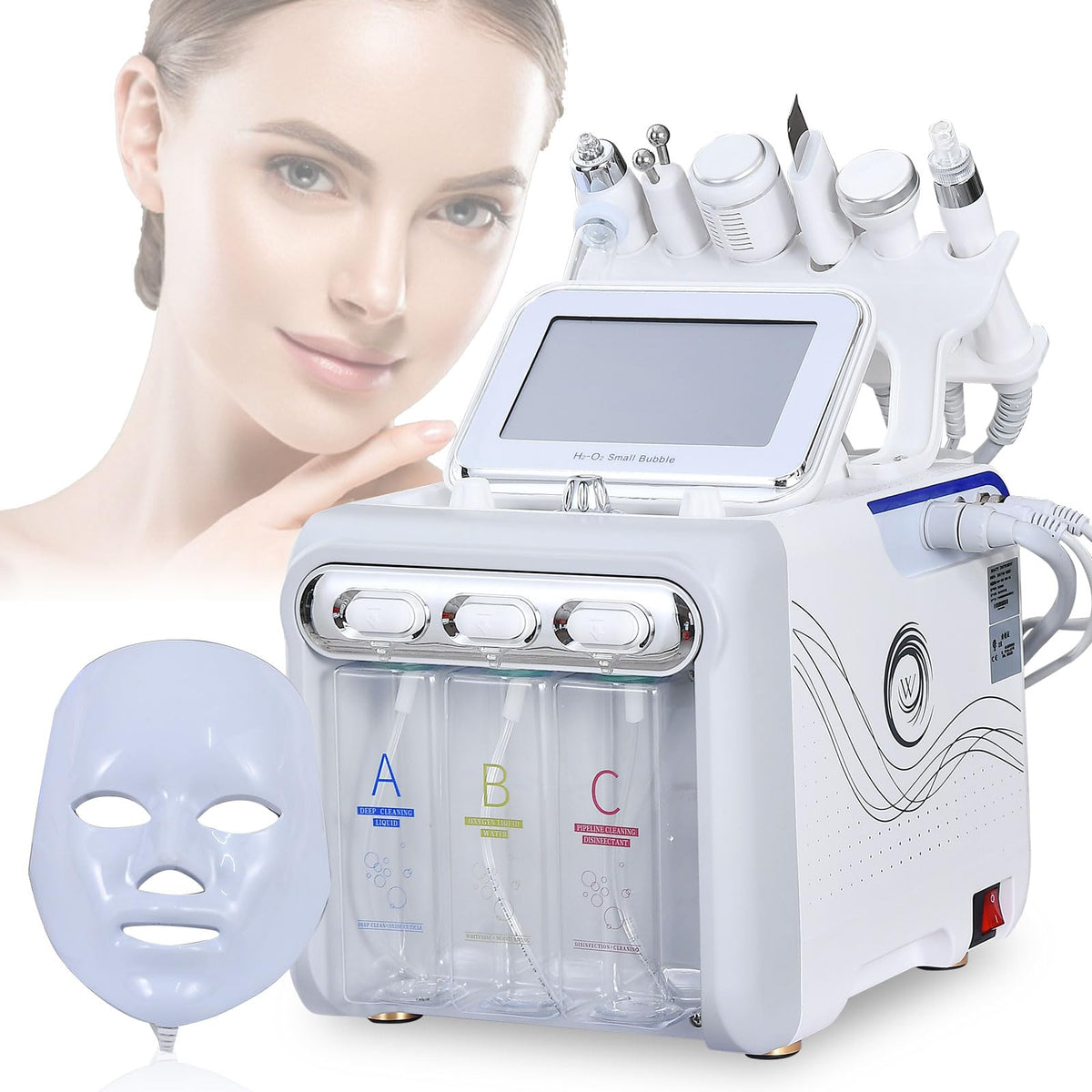 REEOOH Facial Care Machine touch screen interface