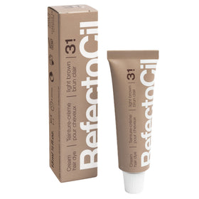 RefectoCil Cream Hair Dye application on hair