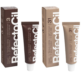 RefectoCil Cream Hair Dye Natural Brown and Light Brown front view