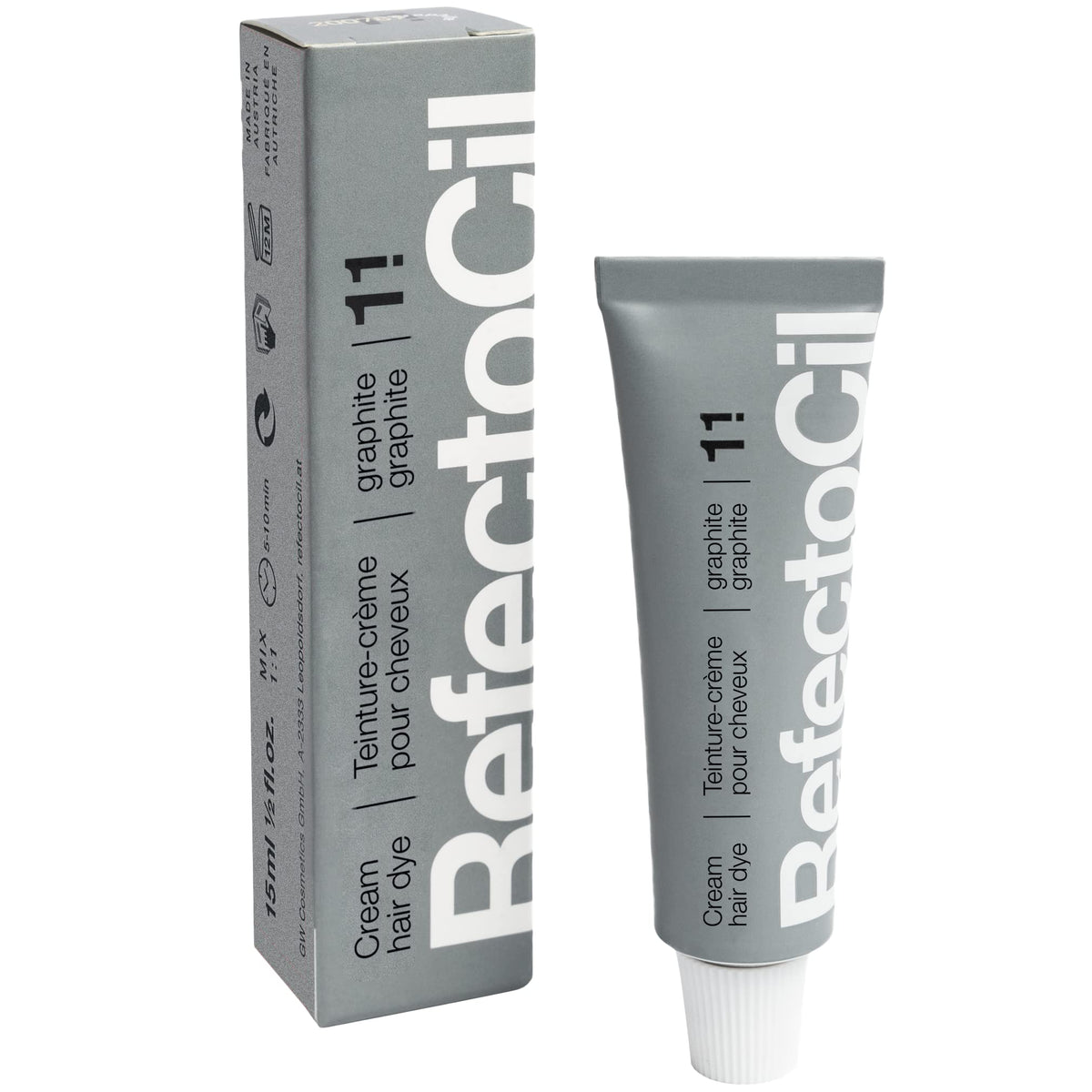 RefectoCil Hair Tinting Kit packaging with instructions and contents