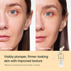 REJURAN Dual Effect Ampoule texture on hand