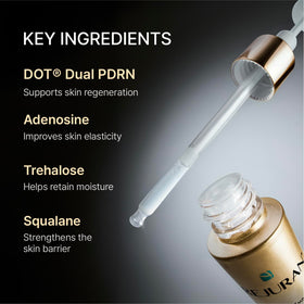 REJURAN Dual Effect Ampoule with ingredients list
