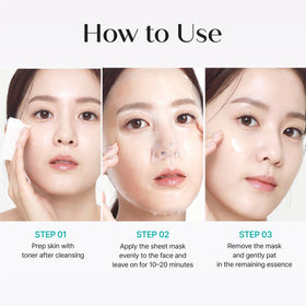 REJURAN Moisture Mask five-pack arrangement