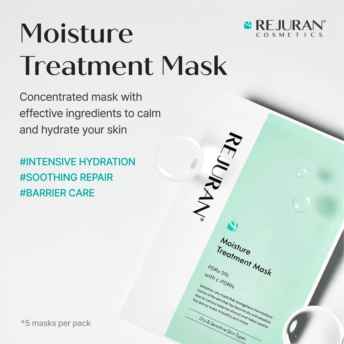 REJURAN Moisture Mask sheet close-up