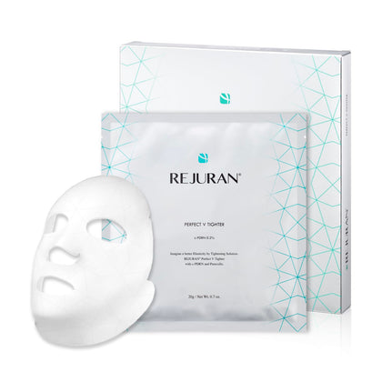 REJURAN Perfect V Tighter Dual-Sheet Mask packaging front view