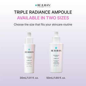 REJURAN Triple Radiance Ampoule 30ml on a vanity
