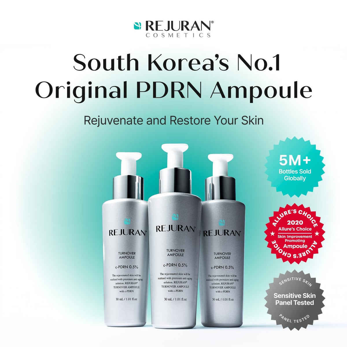 REJURAN Turnover Ampoule bottle close-up