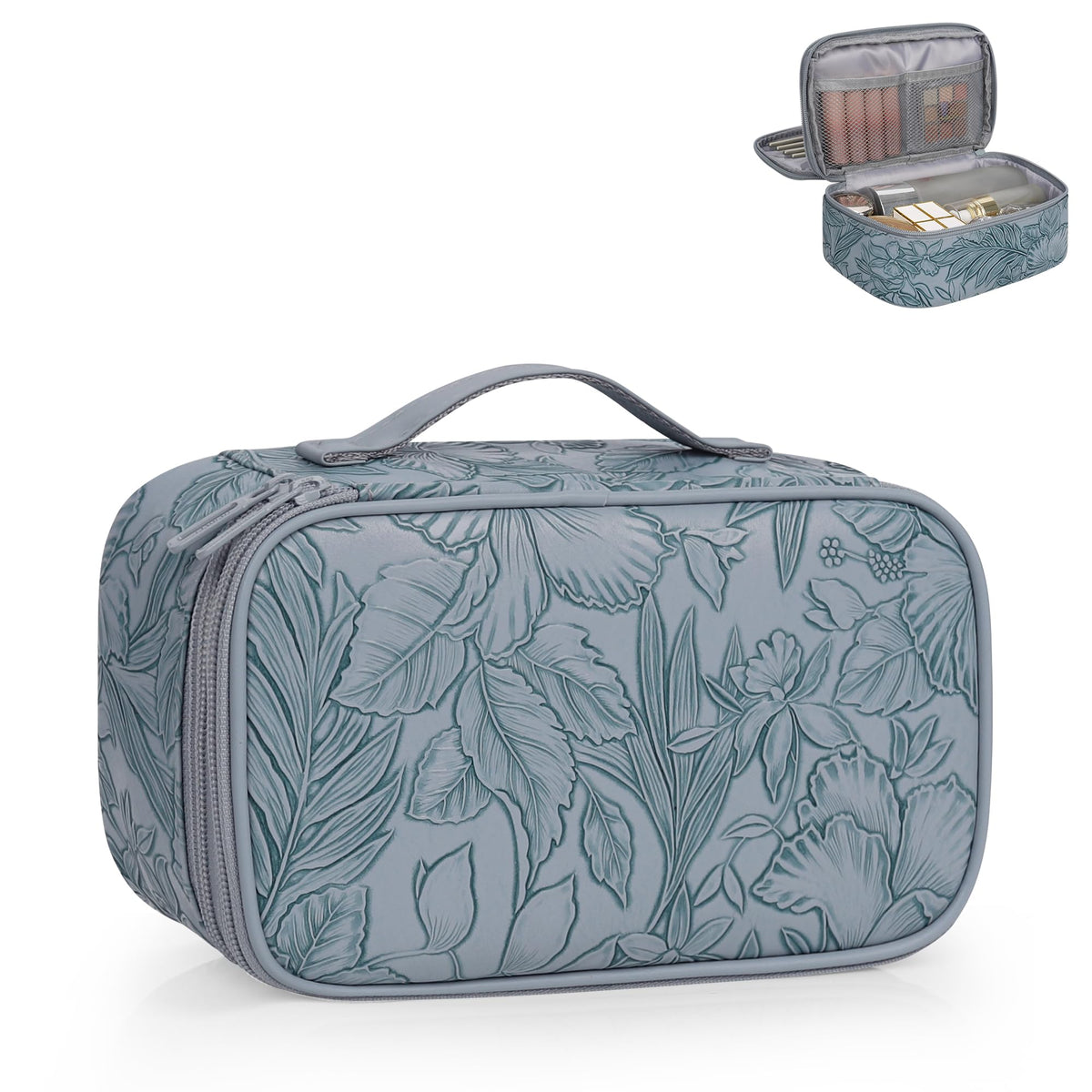 Relavel Cute Makeup Bag front view in pink