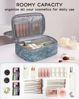 Relavel Cute Makeup Bag in a travel backpack