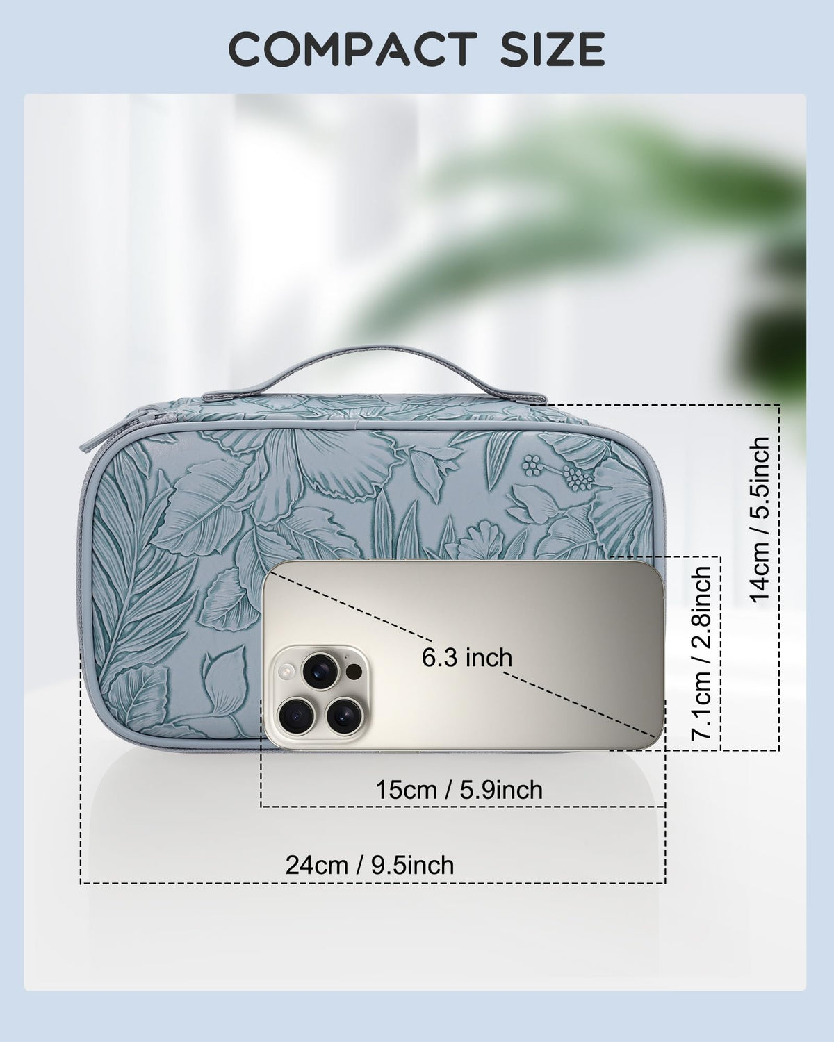 Relavel Cute Makeup Bag top layer with lipsticks and brushes