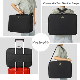 Relavel Extra Large Makeup Case with shoulder strap
