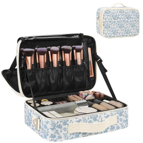 Relavel Makeup Bag Floral Print front view