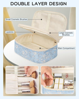 Relavel Small Makeup Bag compact size in hand