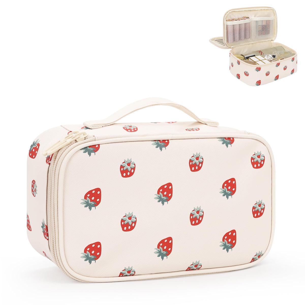 Relavel Small Makeup Bag front view showing compact design