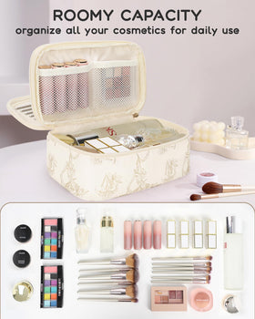 Relavel Travel Small Makeup Bag in a lifestyle setting