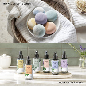 Relax and Shield bath bombs from Kohler gift set