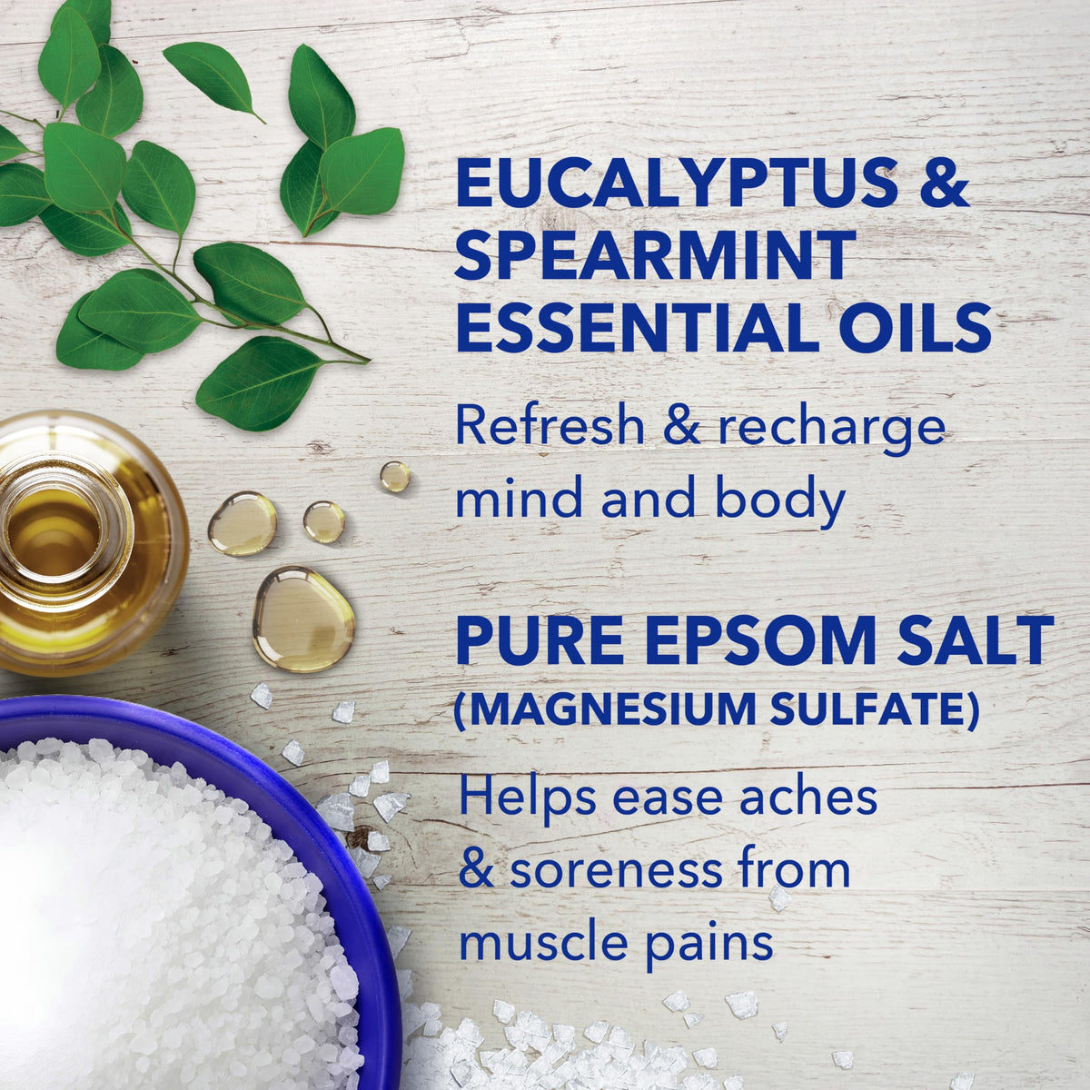Relaxing bath scene with Dr Teal's Epsom Salt