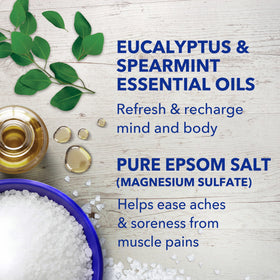 Relaxing bath scene with Dr Teal's Epsom Salt