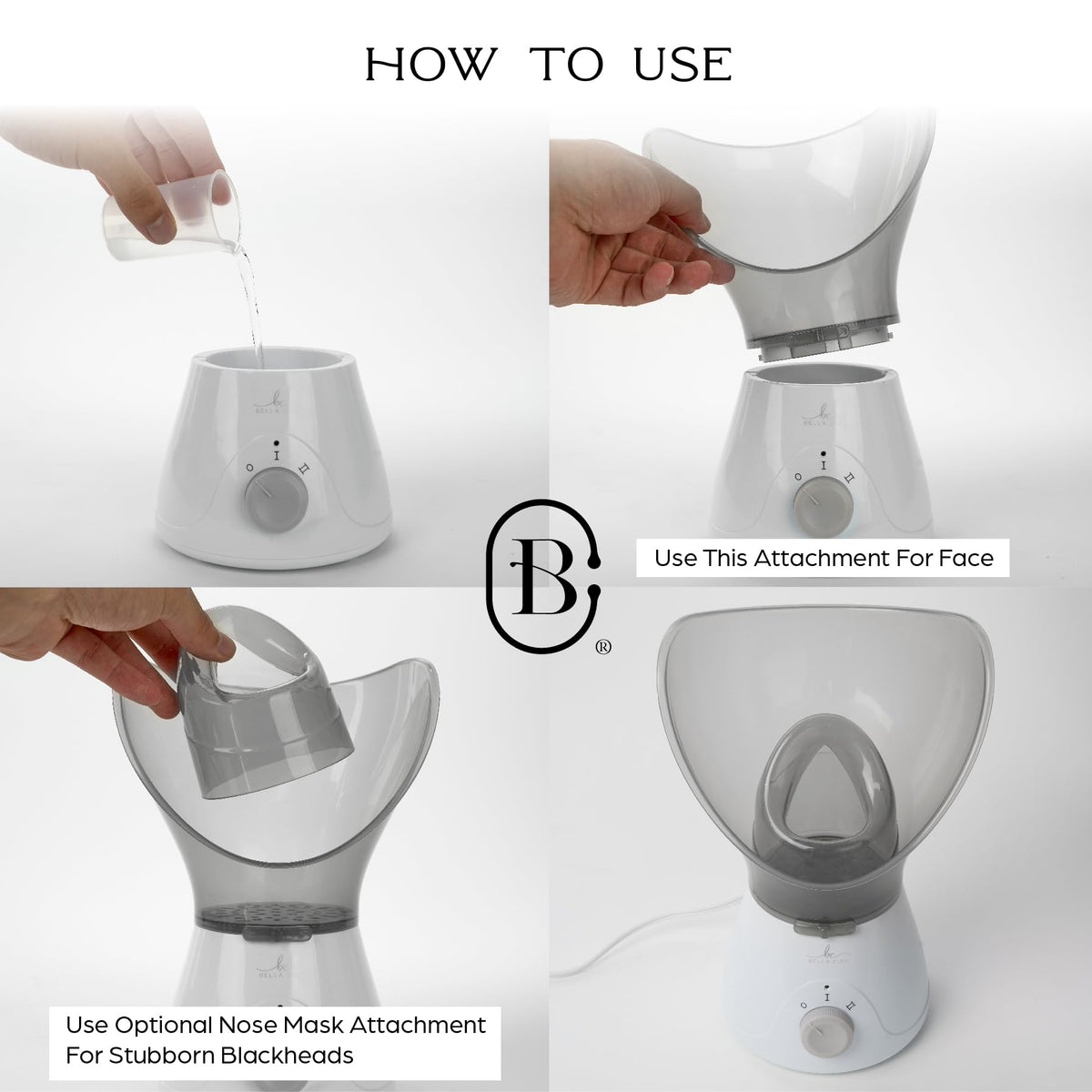 Relaxing home spa setup with Bella Ciao Face Steamer