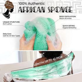 RelaxScene African Net Sponge hanging to dry