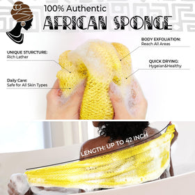 RelaxScene African Net Sponge vibrant colour options displayed