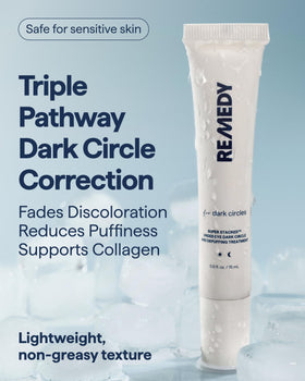 Remedy Science Dark Circles Eye Cream ingredients list on box
