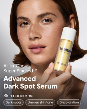 Remedy Science Dark Spot Correcting Serum back view showing ingredients