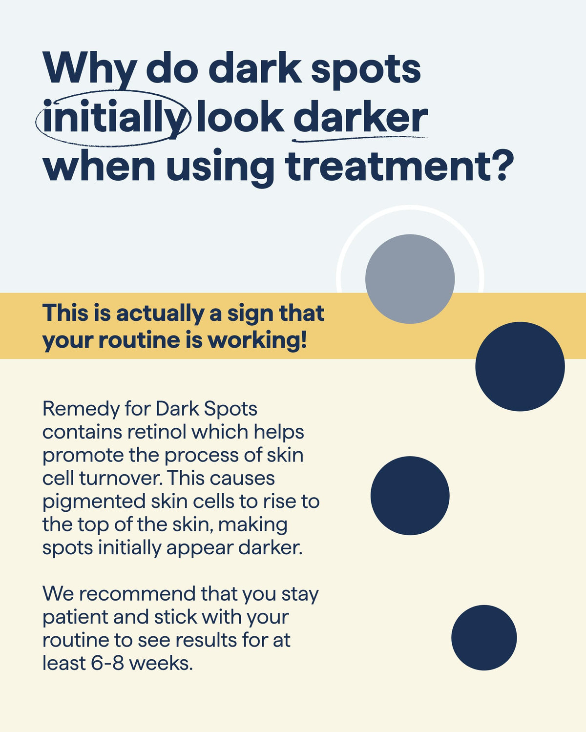 Remedy Science Dark Spot Correcting Serum in hand