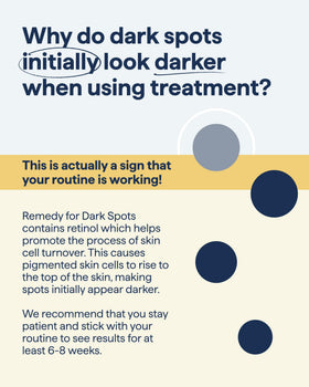 Remedy Science Dark Spot Correcting Serum in hand