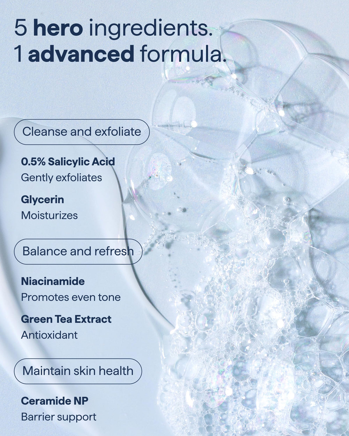 Remedy Science Gel-to-Foam Cleanser lifestyle scene