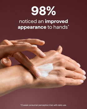Remedy Science Hand and Cuticle Retinol Butter Cream texture on hand