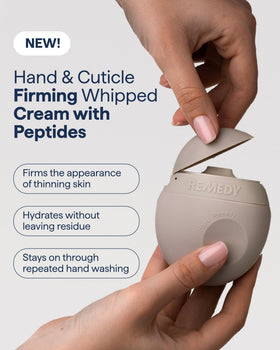 Remedy Science Hand & Cuticle Firming Whipped Cream texture close-up