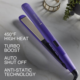 Remington 1" Flat Iron packaging with product details