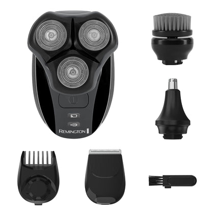 Remington Balder 3 Head Shaver front view with dual-track rotary heads